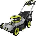RYOBI 40V HP Brushless 21 in. Battery Walk Behind Multi-Blade Push Lawn Mower with 7.5 Ah Battery and Rapid Charger