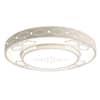 23.6 in. White Modern Round Flush Mount 3-Color Ceiling Light for Bedroom Living Room