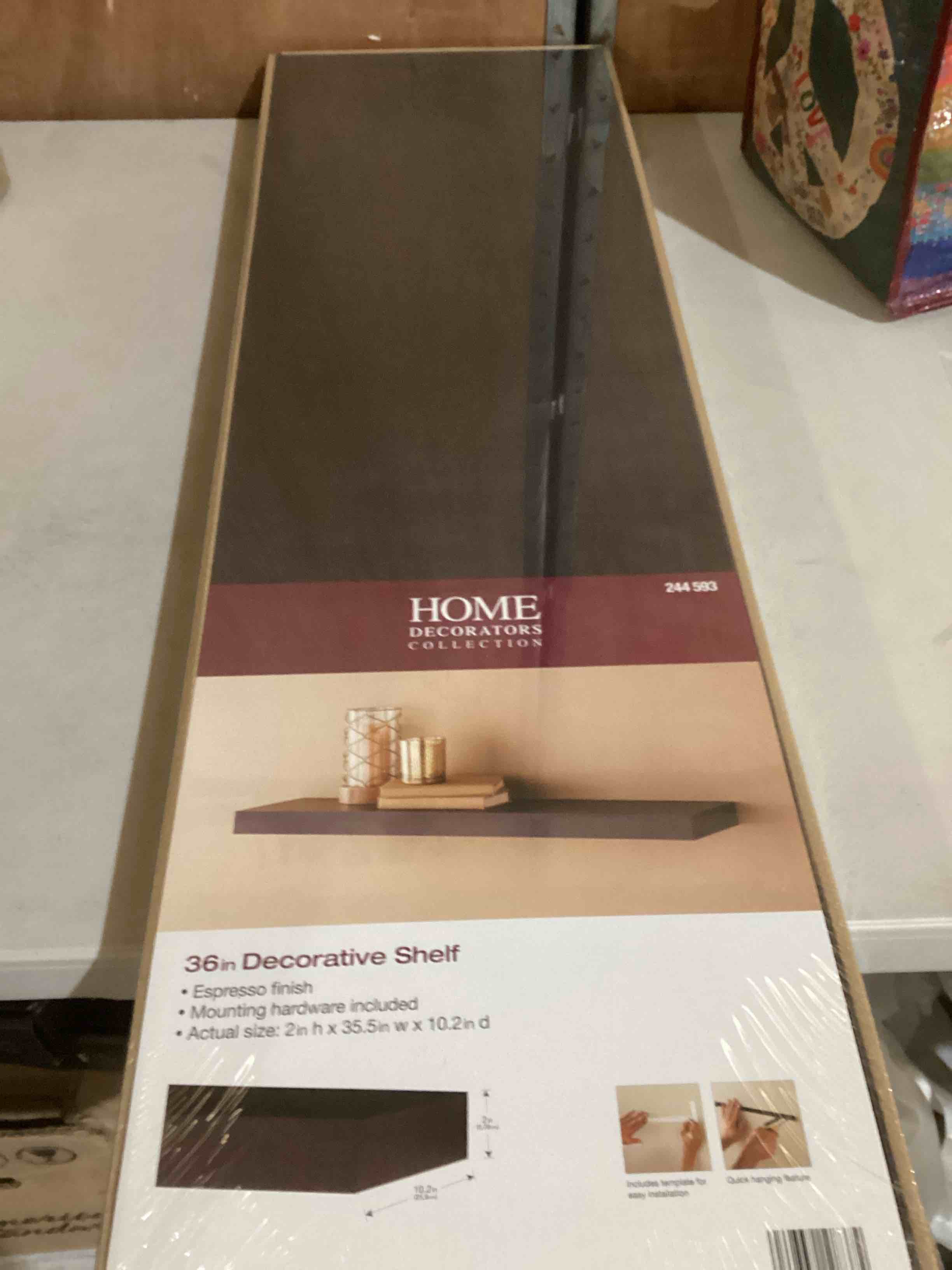 Magellan Group Woodland Products Espresso Chicago Floating Ledge