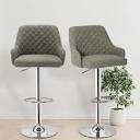 VECELO-Deep-Gray-Modern-Bar-Chair-with-Back-Adjustable-Swivel-Bar-Stools-Set-of-2-Kitchen-Island-Bar-Chair-Counter-Height