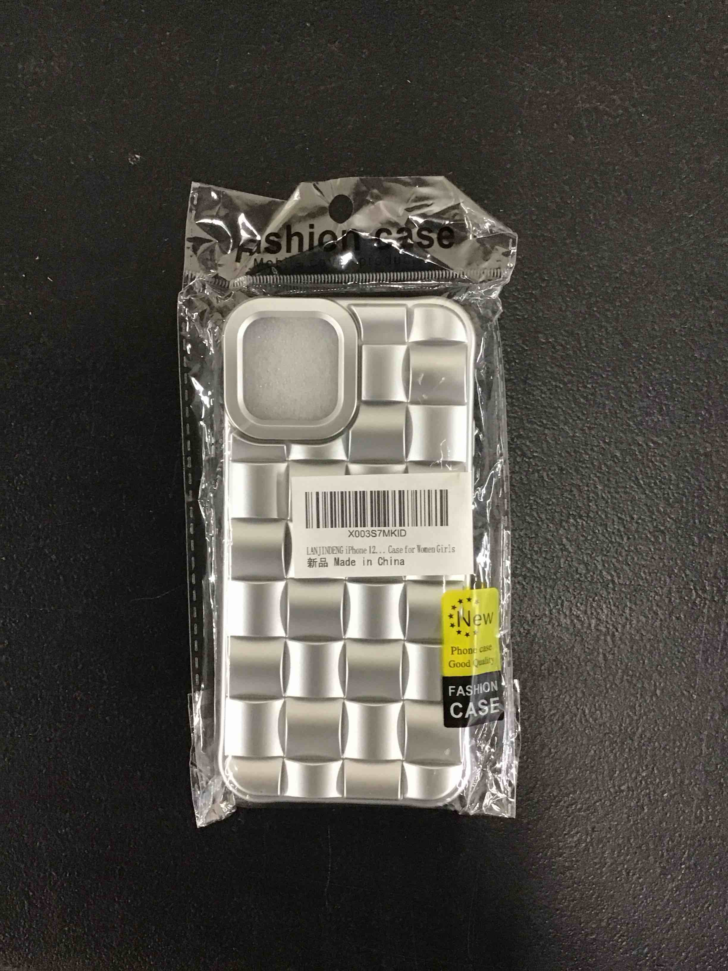 Ven-Dens Clear Silicone Gel Case for iPhone 12 Pro Max (6.7 Inches)