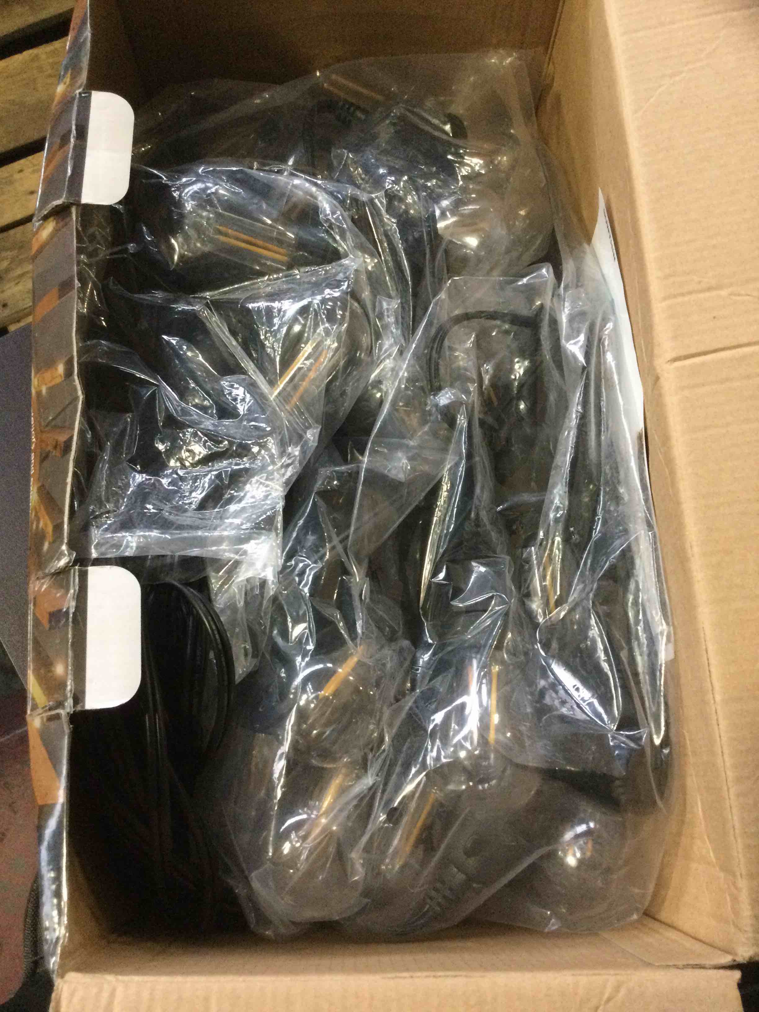 SUNTHIN 2 Pack 48ft LED Outdoor String Lights with 0.9W Shatterproof Bulb for Patio String Lights,Backyard Lights,Porch Lights, Commercial Light String Outdoor Use