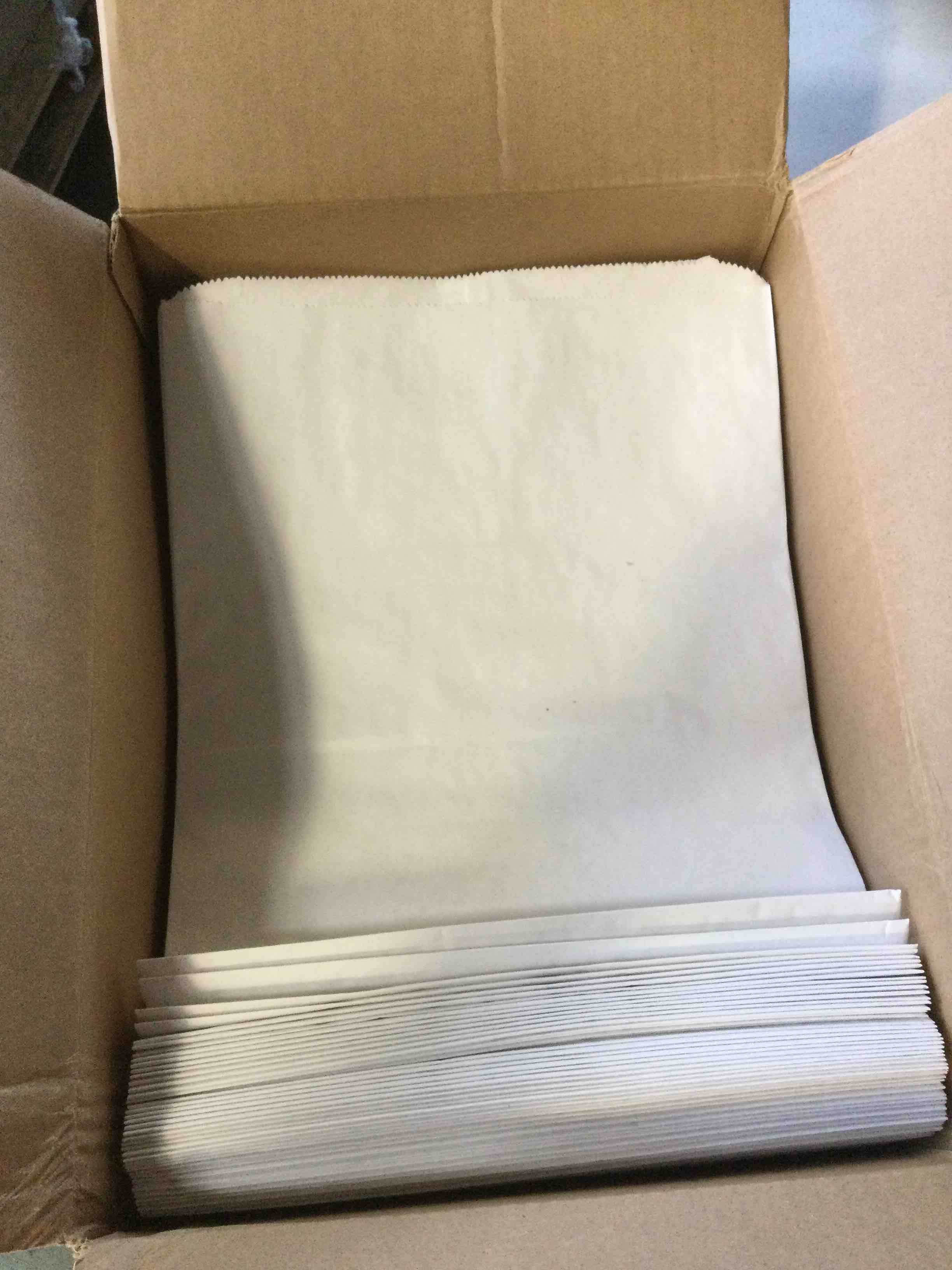 Paper Bags, 12”x15”, White, Qty 1000