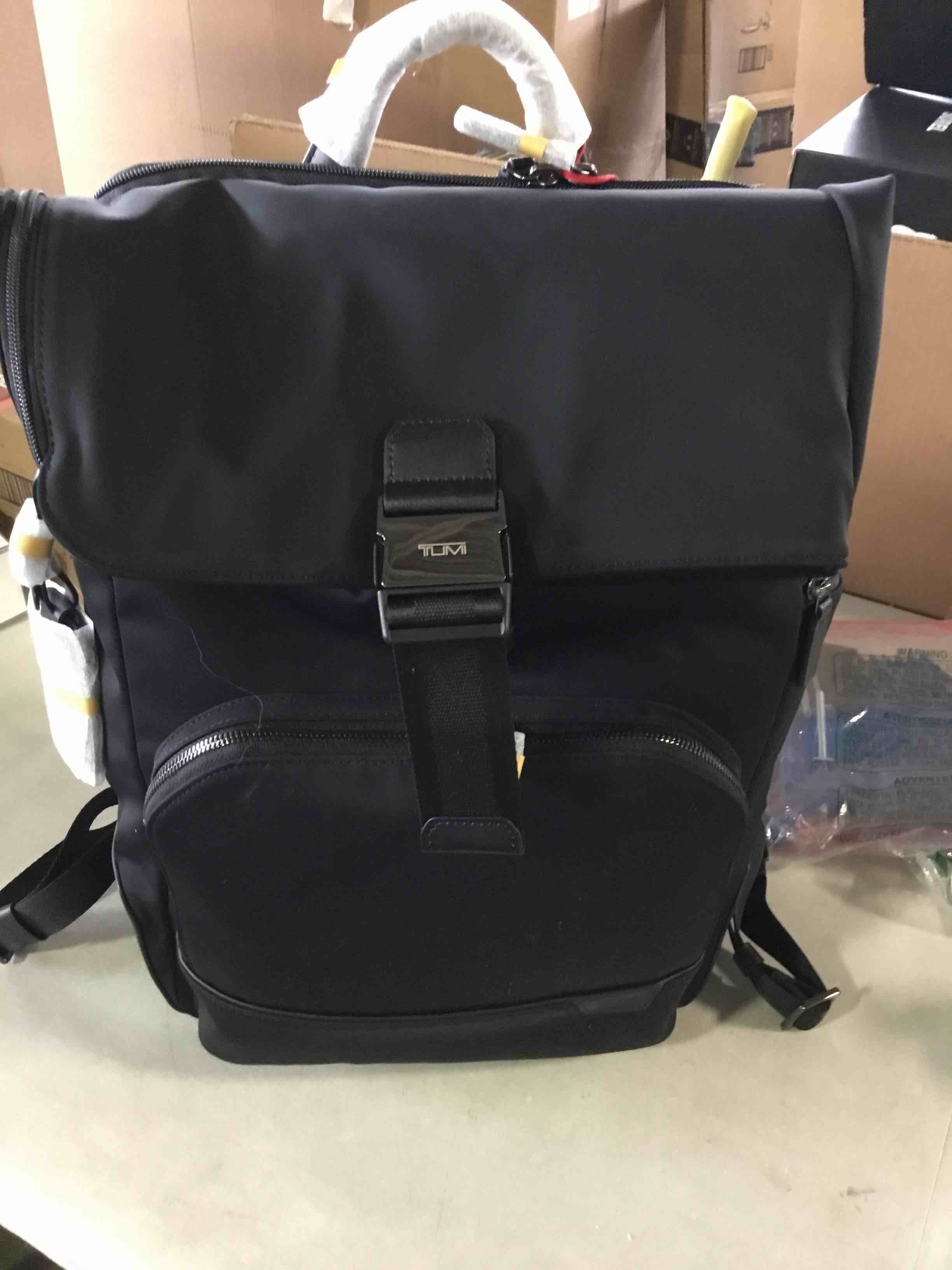 TUMI - Harrison Osborn Roll Top Laptop Backpack - 15 Inch Computer Bag for Men and Women - Black
