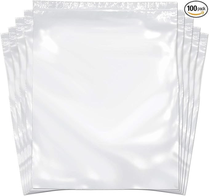Commercial Grade Large Clear Plastic Bags
