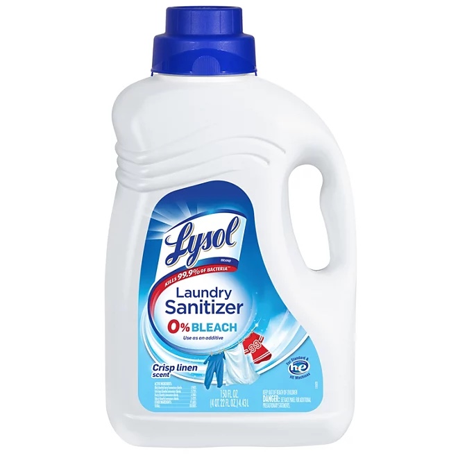 Lysol Laundry Sanitizer Additive, Crisp Linen, 150oz