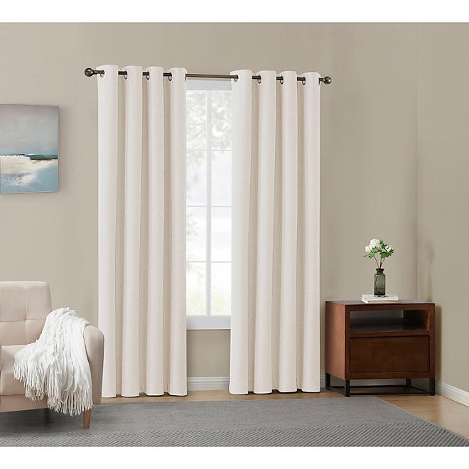 Member's Mark Window Panel Pair (52 in x 84 in), Ivory