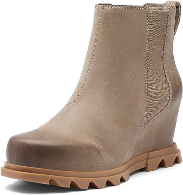 1978181264 Sorel Women's Joan of Arctic Wedge III Chelsea Boot — Waterproof Leather Wedge Boots