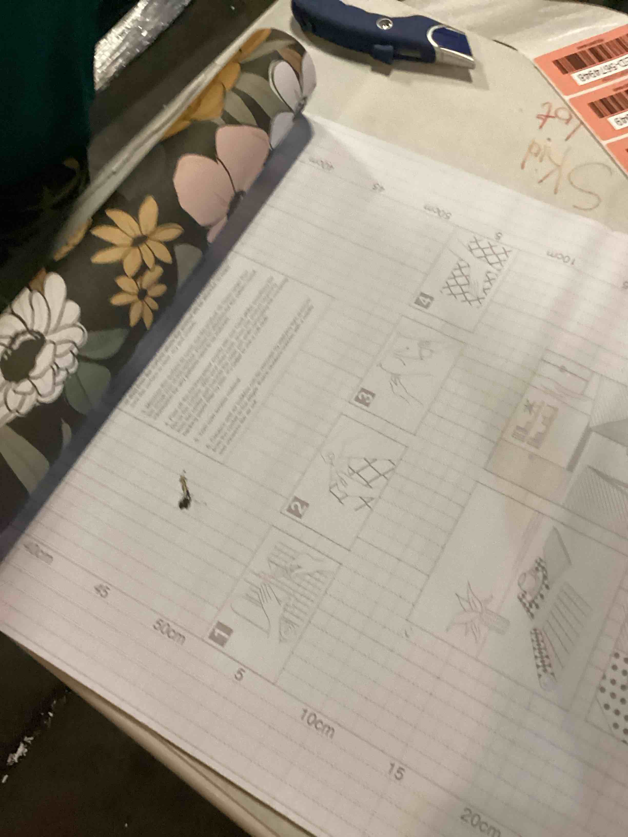 HAOKHOME 93217 Vintage Large Floral Peel and Stick Wallpaper Removable Daisy Leaf Black/Sand/Oliva Vinyl Self Adhesive Contact Paper 17.7in x 9.8ft