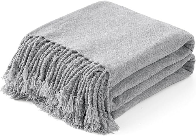 Ginamuse Grey Blanket (stock photo similar)