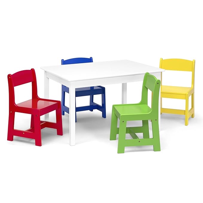 Delta Children Mysize Kids Table With 4 Chairs
