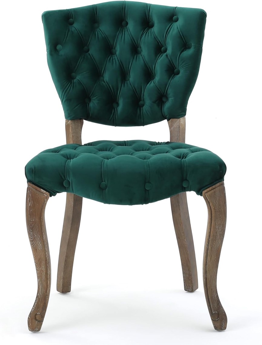(damaged) Richard Tufted Velvet Upholstered Parsons Chair