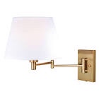 Vaxcel Lighting Chapeau 13" Tall Swing-Arm Wall Sconce with Instalux Motion Technology