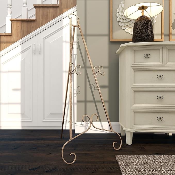 Deco 79 27389 Easel, 46" x 22", Gold