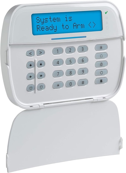DSC PowerSeries NEO HS2LCDRF9ENG Full Message LCD Hardwired Keypad w/ English function keys and Built-in PowerG Transceiver