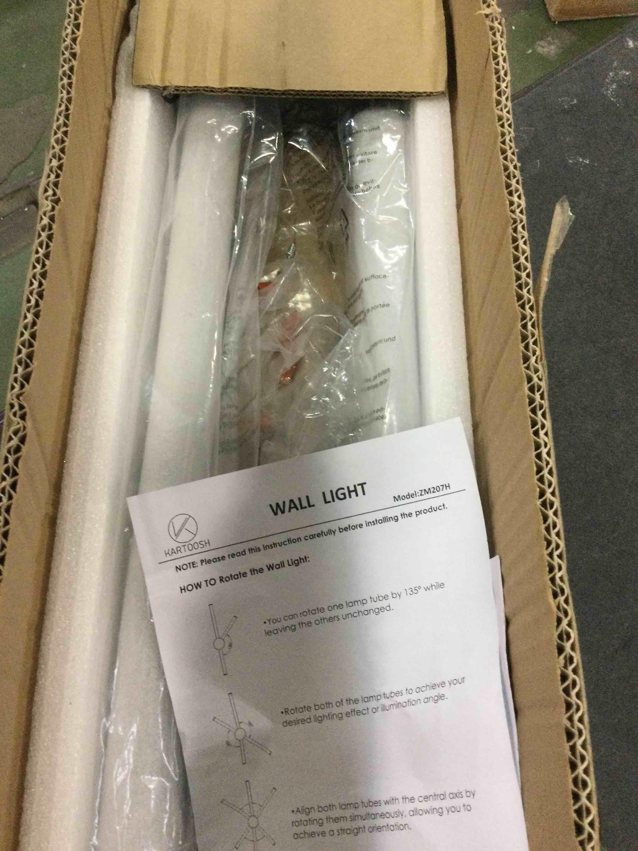 KARTOOSH Modern Wall Sconces Set of Two, Dimmable Hardwired Wall Sconces, 350° Rotate, LED Matte Black Wall Light Fixtures, 3000K Warm Light Wall Lamp for Bathroom, Living Room, 27.8 Inch (2 Pack)