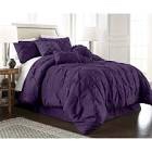 Chezmoi Collection Queen Purple Comforter Set