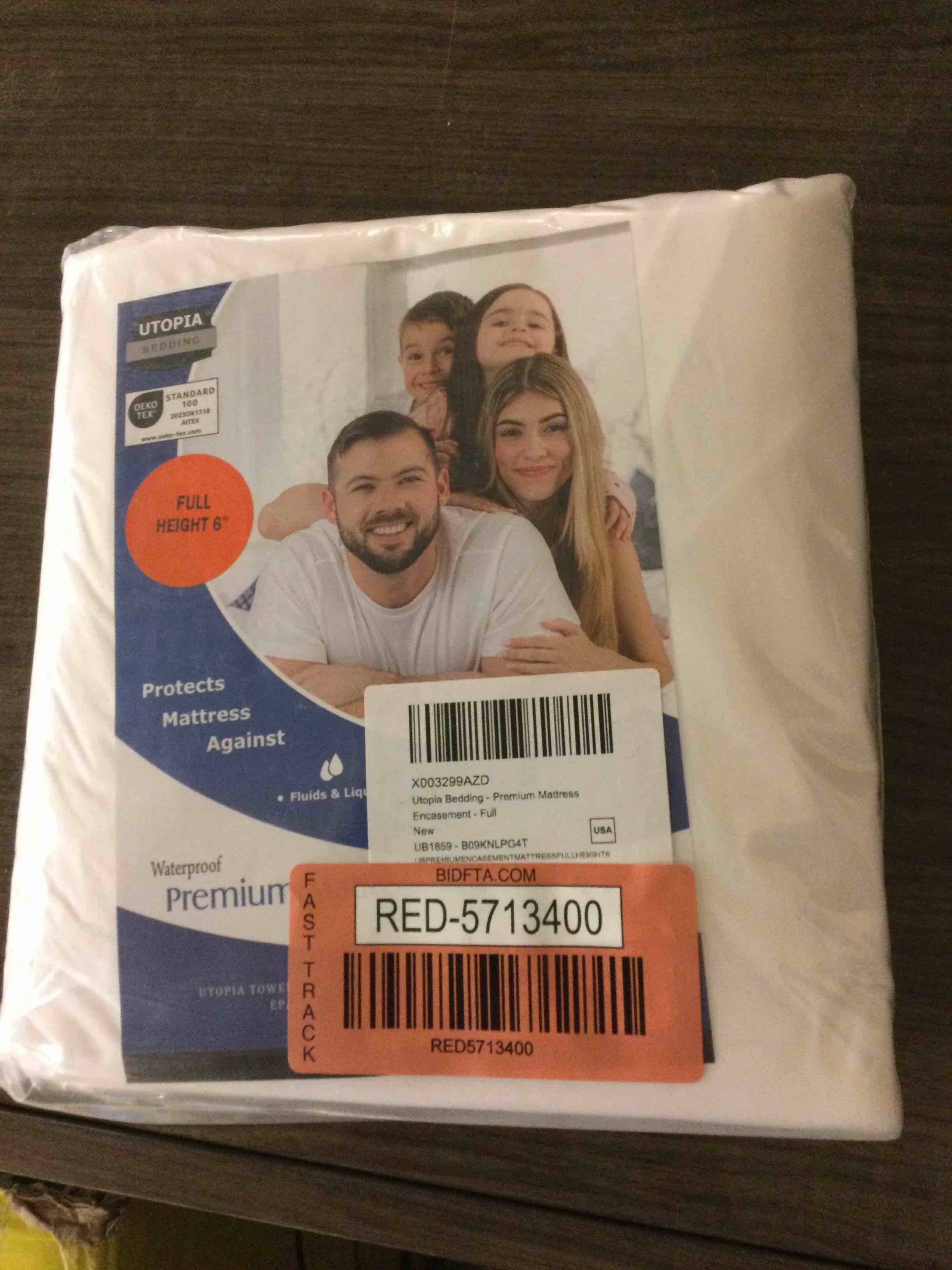 Condition photo showing Good Condition for Utopia Bedding Premium Zippered Mattress Encasement (Fits 6 Inches Mattress, Full) - Waterproof and Bed Bug Proof Mattress Protector - Six-Sided Mattress Cover