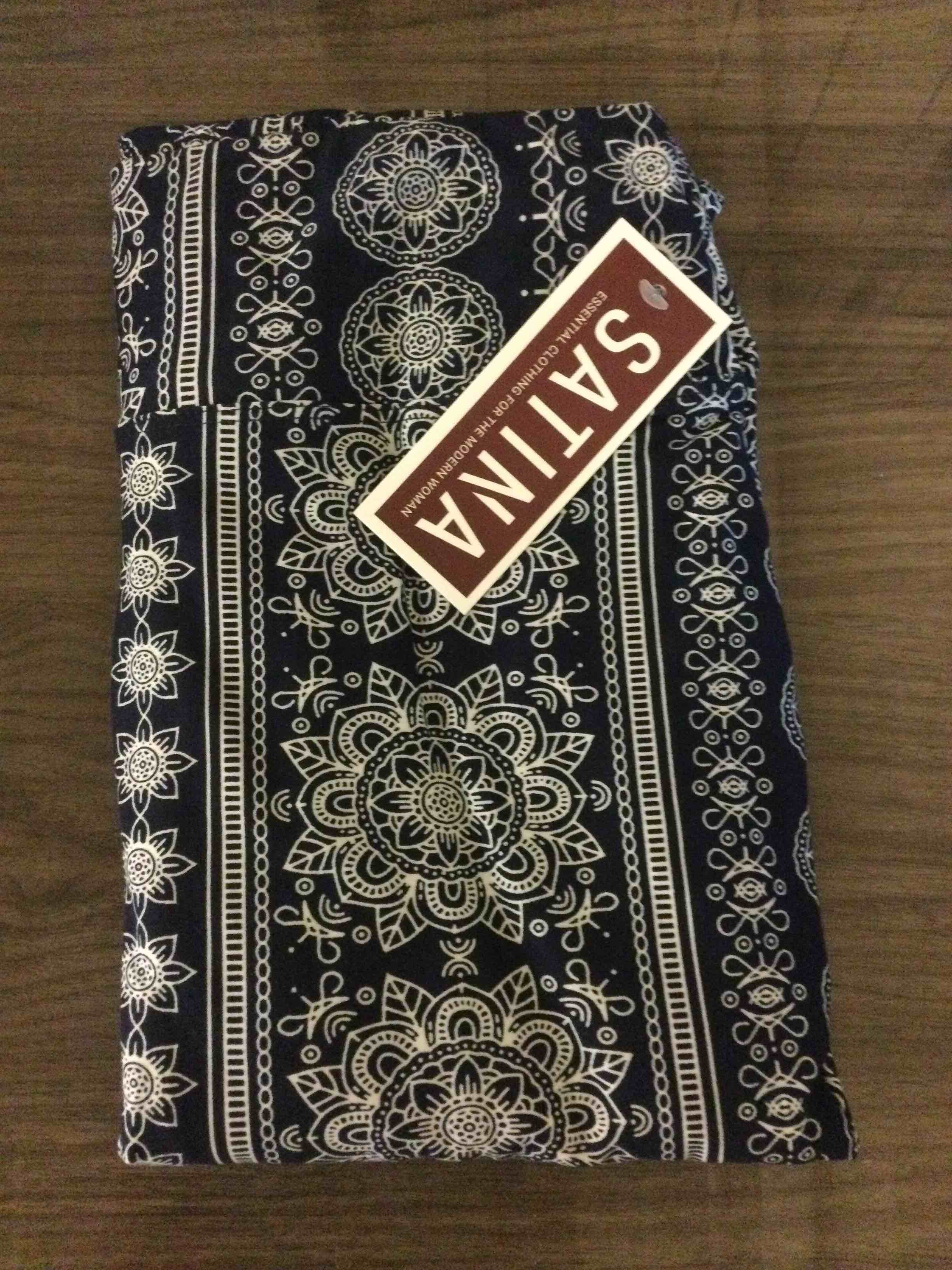 SATINA Womens High Waisted Mandala Leggings (medium)