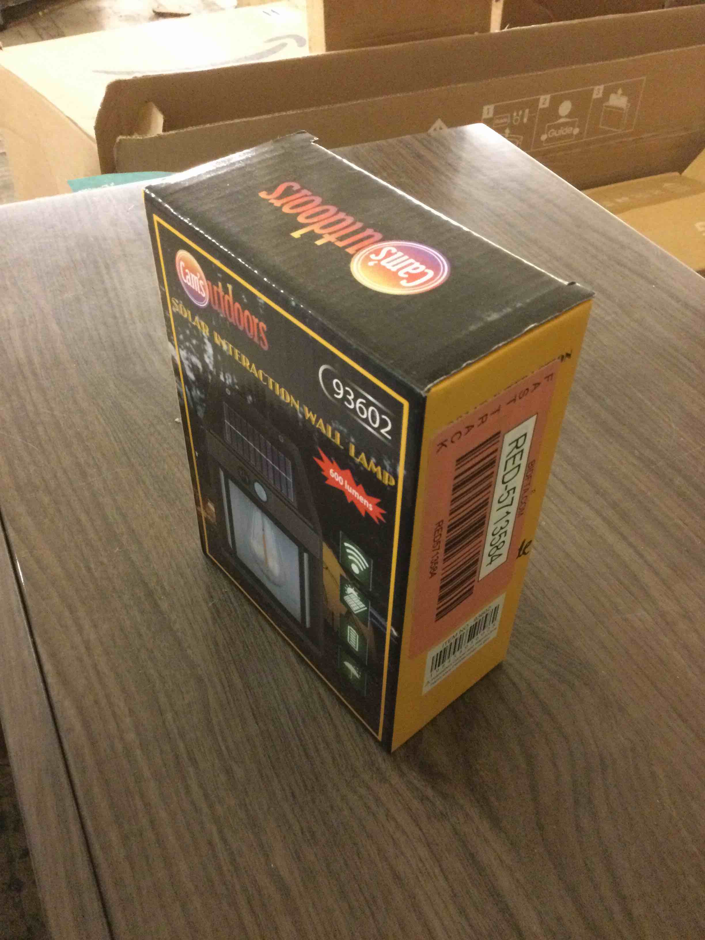 Condition photo showing New/Like New for Solar Interaction Wall lamp