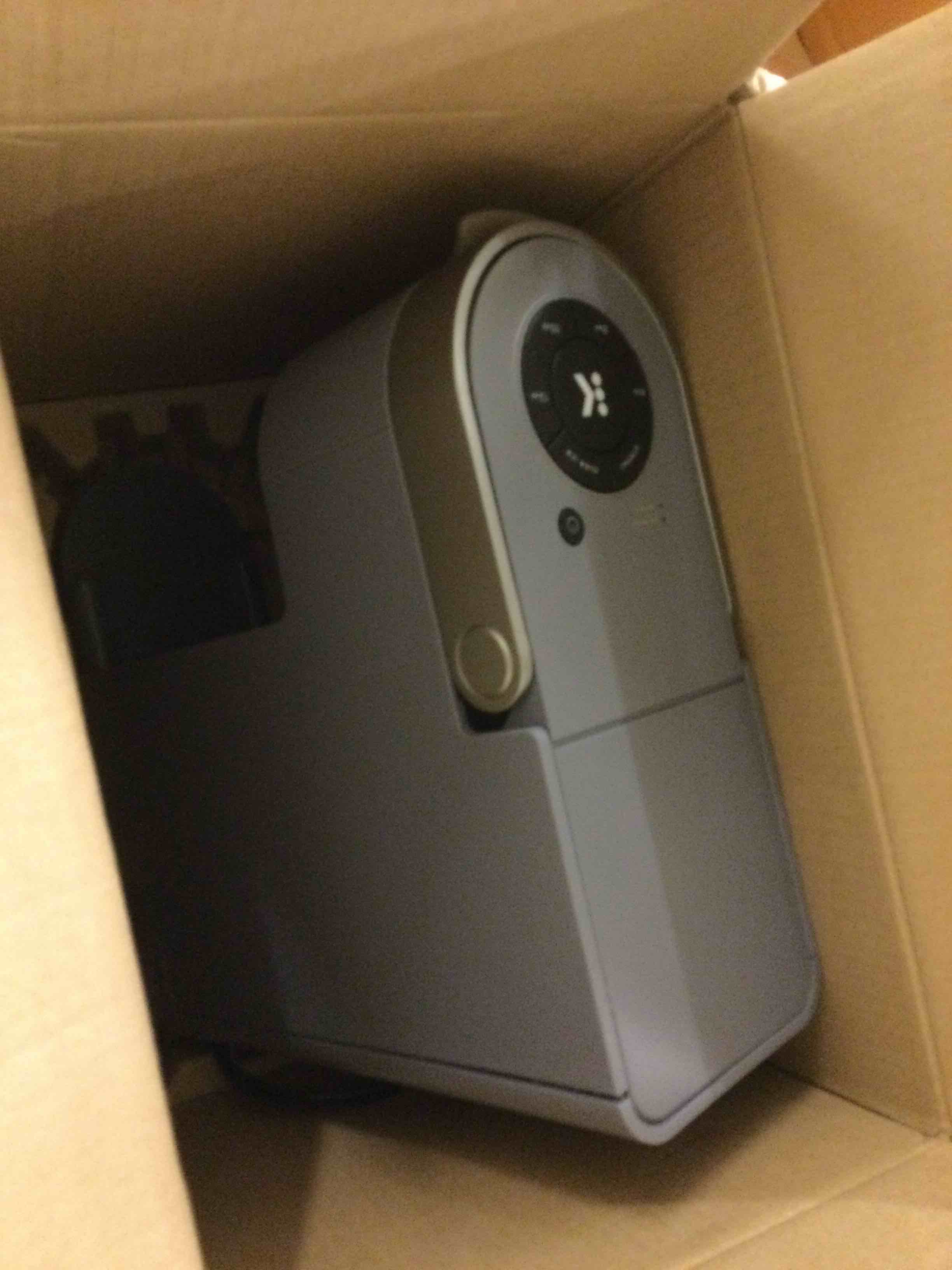 Condition photo showing As Is for keurig k-supreme single serve k-cup pod coffee maker, multistream technology, 4 brew sizes, 66oz dual-position removable reservoir, gray gray coffee maker