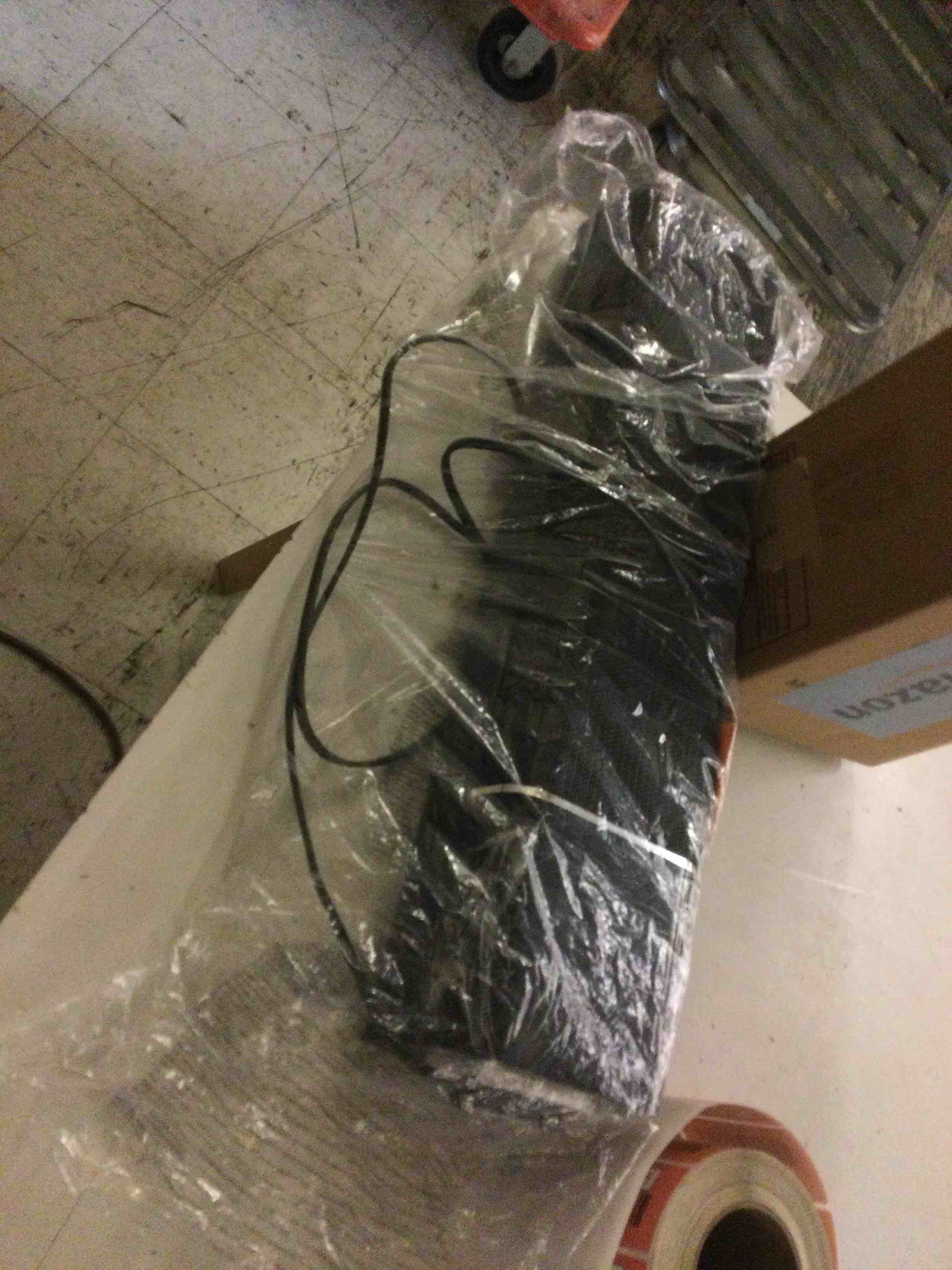 Condition photo showing As Is for halmun space heater, 1500w electric heaters for indoor use, 25.2" ptc ceramic heater with remote, 24h timer, oscillation, tip-over and overheat protection, fast safety heat for home office