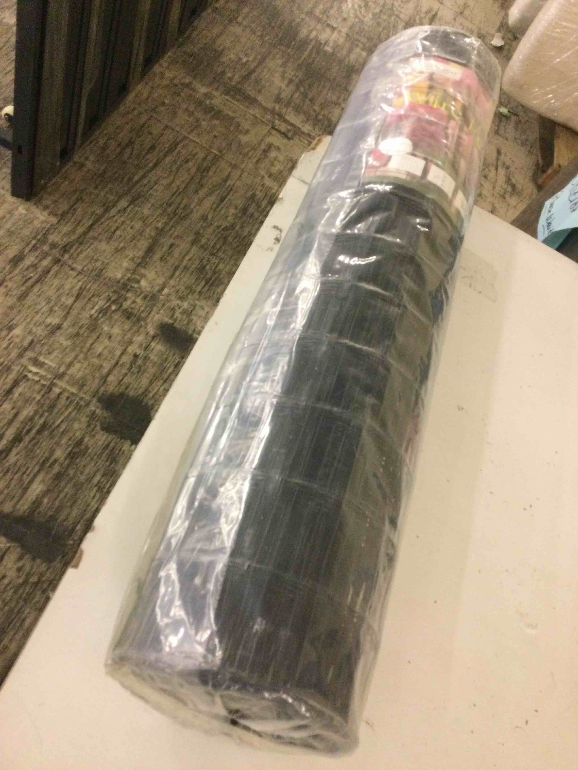 Condition photo showing New/Like New for black pvc coated welded wire fence 36 inch x 25 foot, 2 inch x 3 inch 16ga, garden border fencing roll vinyl coating metal wire mesh for yard vegetable plant protection poultry netting