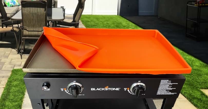 The ORIGINAL Grydlmat Pro 28" XL: Griddle Mat Silicone Protective Cover for Blackstone… 28.5"x21.5" (Does NOT fit standard 28" & Model 1963 & 1901 Culinary Blackstone Griddles)