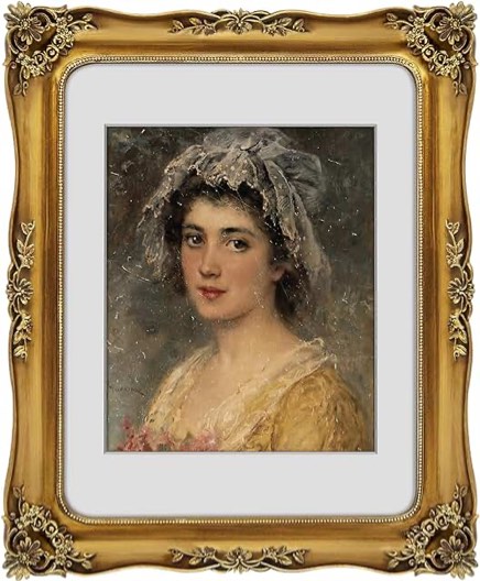 FJXMFRAME Vintage 11x14 Picture Frame Gold Antique Picture Frames for Wall Hanging, Ornate Baroque Frames 11x14 or Matted to 8x10 Photo (11x14 inch, Bronze)