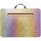 Three Cheers for Girls - Cosmic Rainbow Lap Desk - Portable Lap Pillow Desk for Kids with Media Slot - 12â€? x 16.9â€? Lap Desk for Laptop, Tablets, & Notebooks