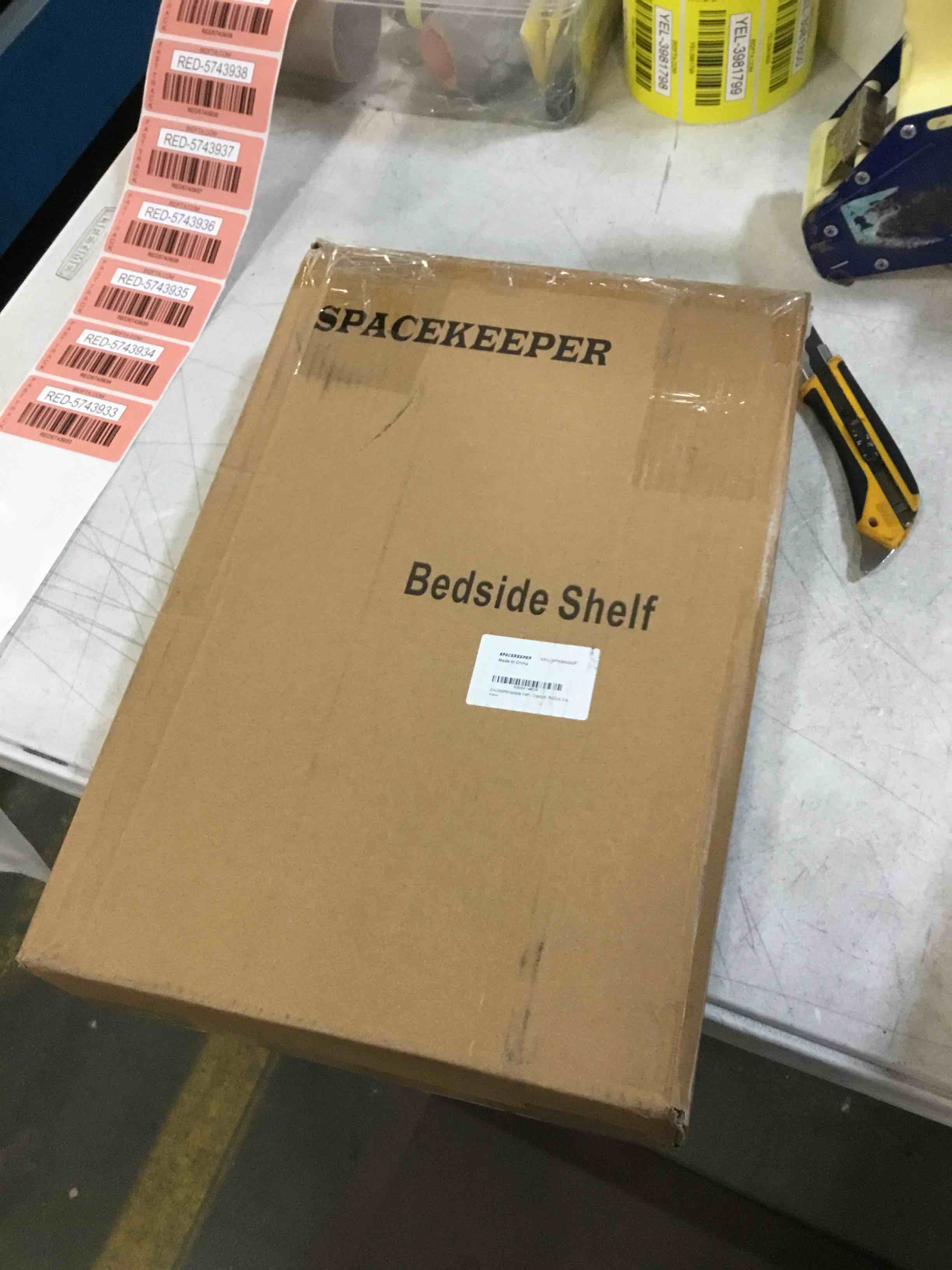 Spacekeeper bedside shelf