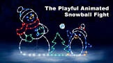 The Playful Animated Snowball Fight