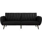 Brittany 81.5'' Vegan Leather Convertible Sofa