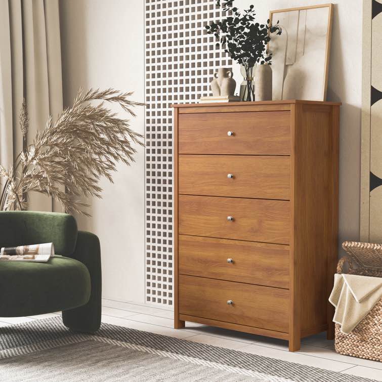 Isenbert 5 Drawer 31.5" W Chest