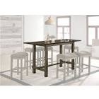Cacozza Counter Height Drop Leaf Trestle Dining Table