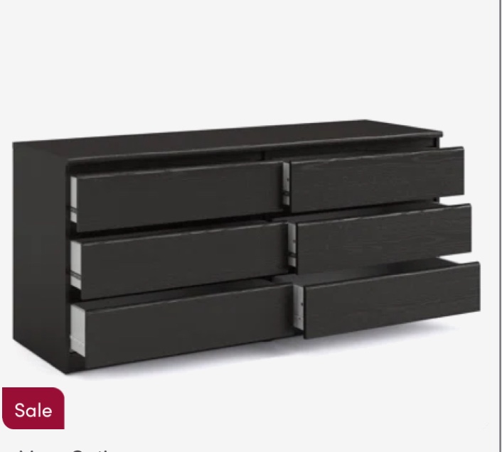 Brannick 6 Drawer 46.46'' W Double Dresser