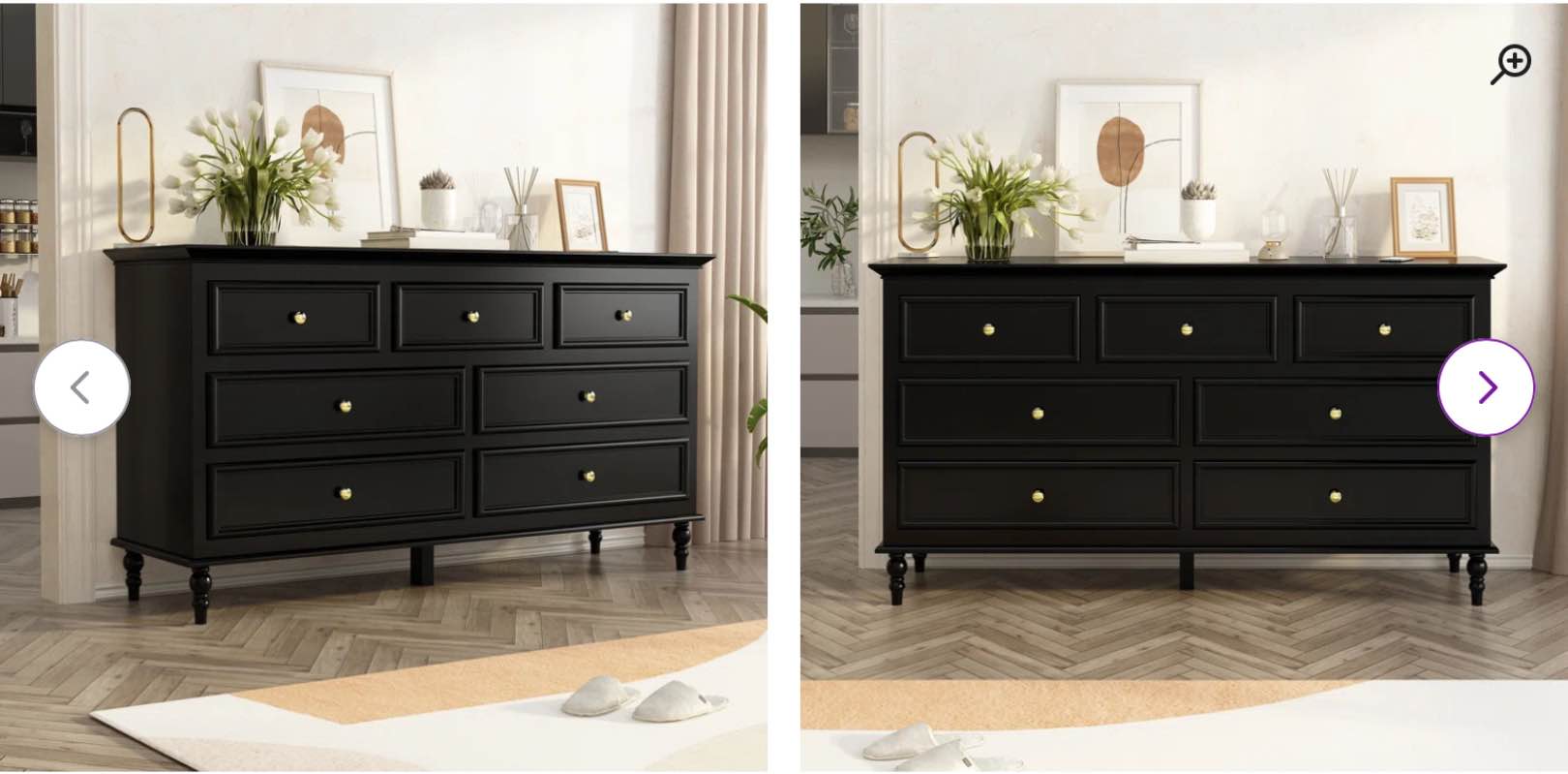 Aidden 7 Drawer 55.2'' W Double Dresser