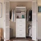 Akaylia 65.7" W - 95.7" W Closet System Walk-in Tower