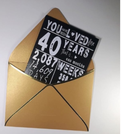 Cheers to Birthday Card for 40 Year Old Men Women,40 year old birthday gift for wife Husband,Best Gifts Ideas for 40 Year Old Dad Mom Sister Daughter