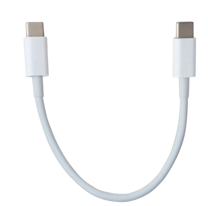 0.3M PD USB C Male to Male Type C to Type C Short Data and Charging Cable, for iPhone