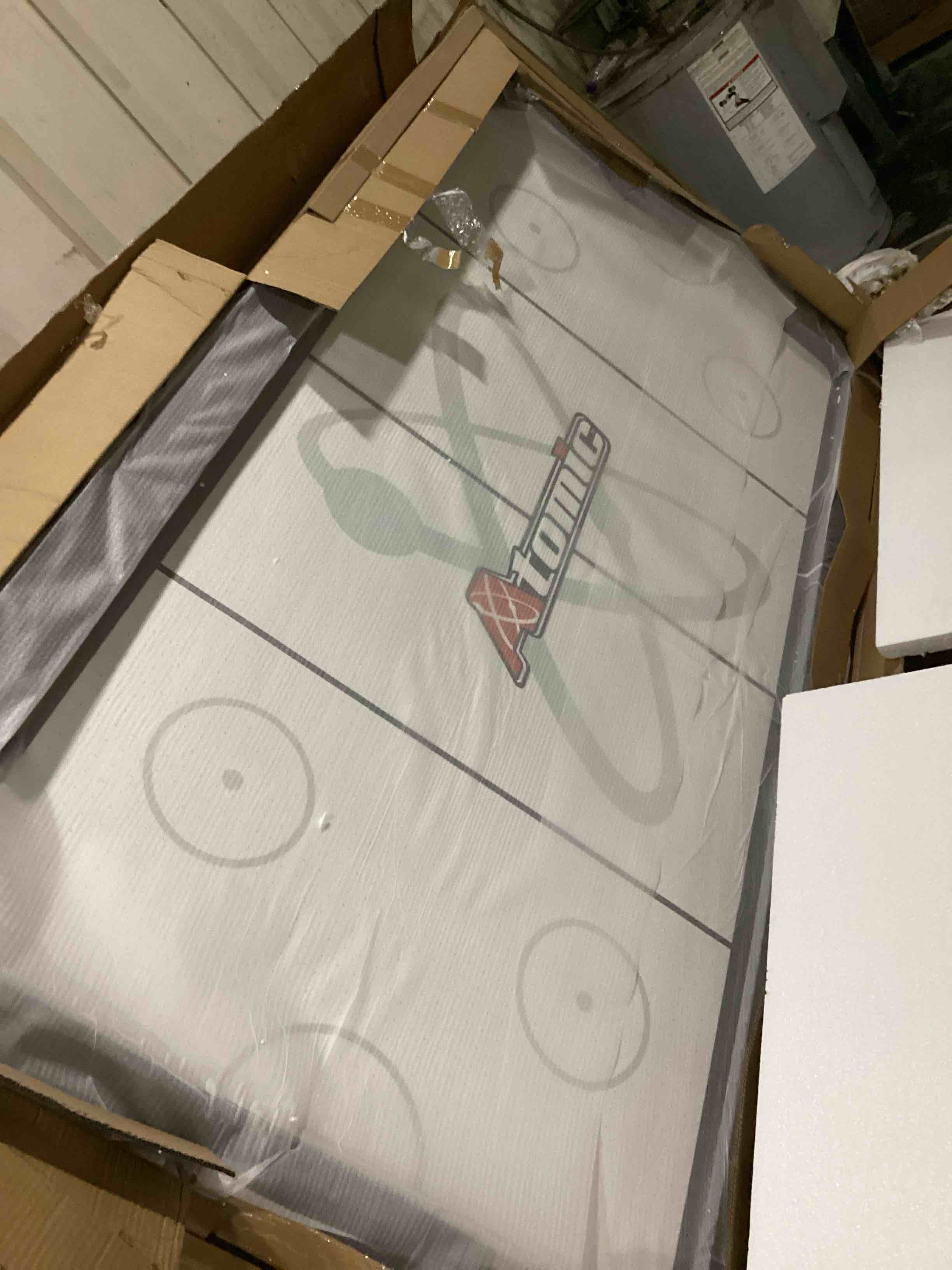 Atomic Top Shelf 7.5’ Air Hockey Table with 120V Motor for Maximum Air