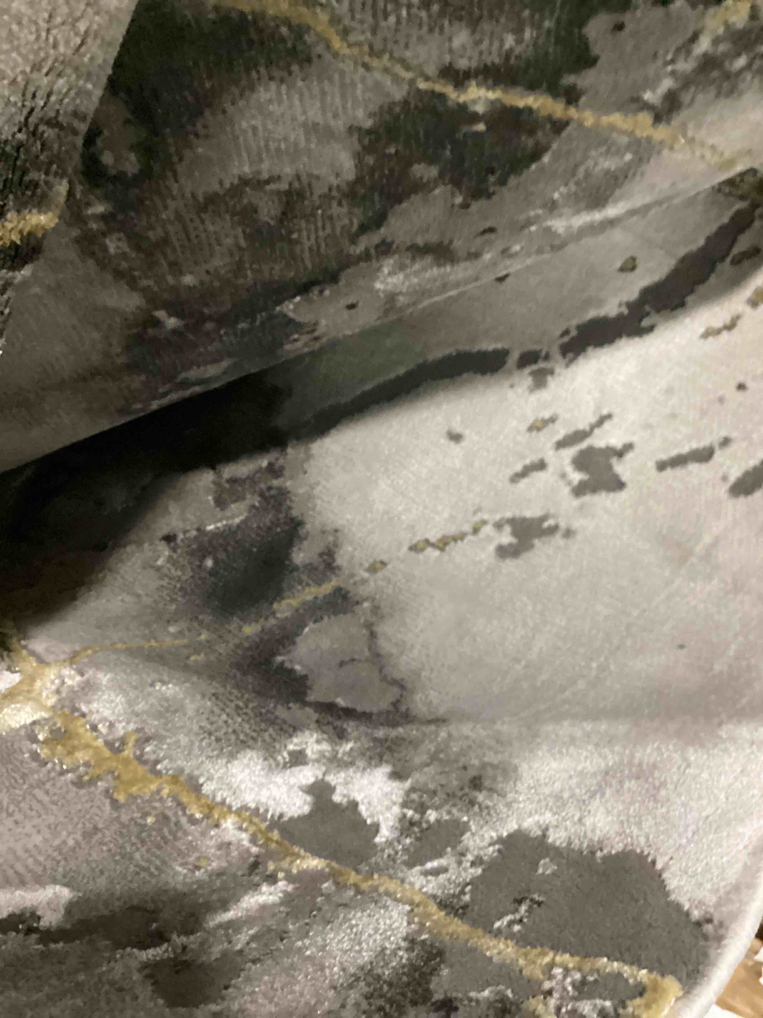 Swindle Abstract Grey/Gold Area Rug