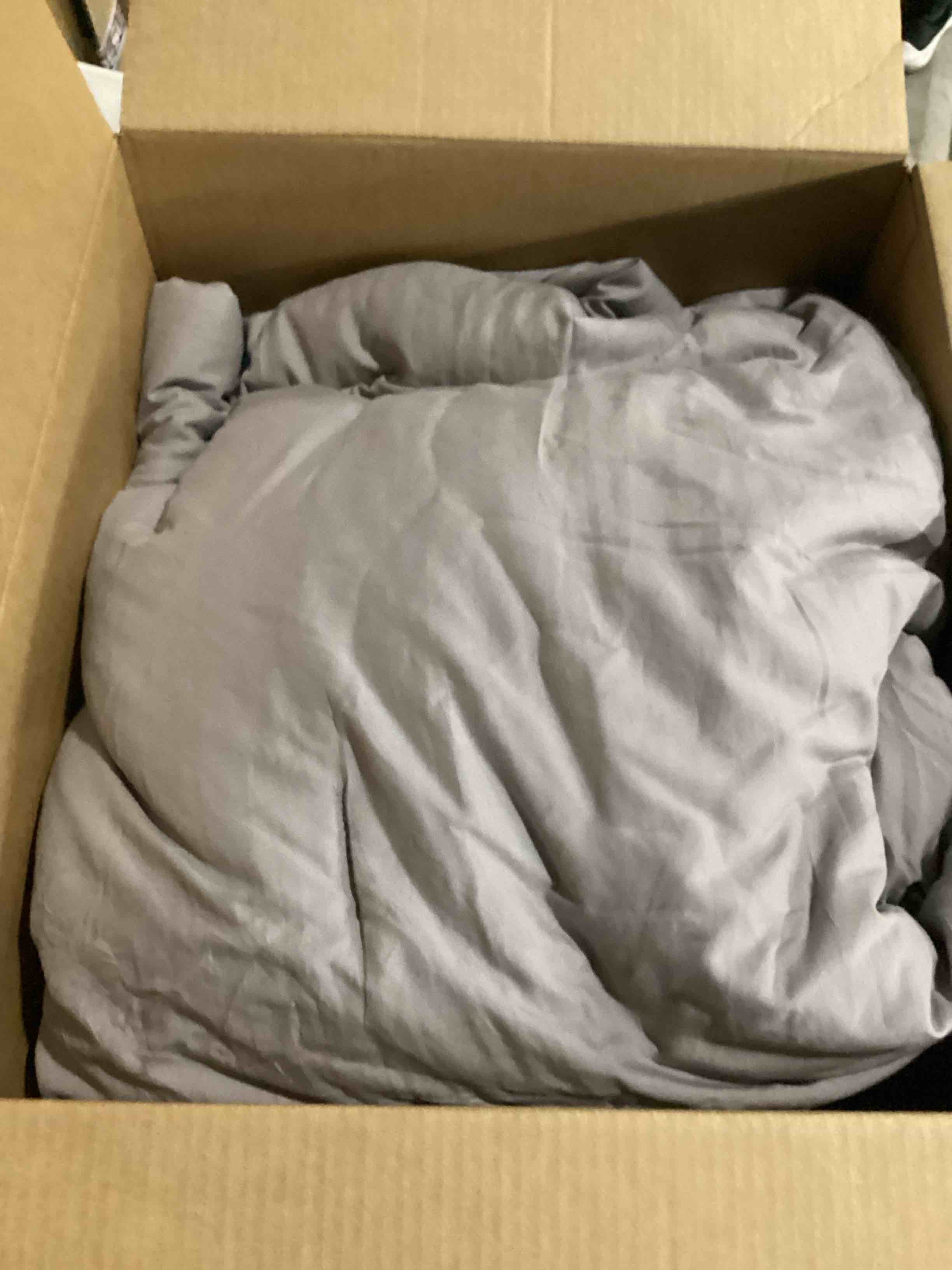 ETDIFFE Grey Comforter Set Twin/Twin XL Size, 2pc Aesthetic Modern Gray