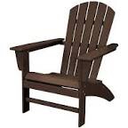 POLYWOOD Gulf Shores Adirondack Chair, Brown