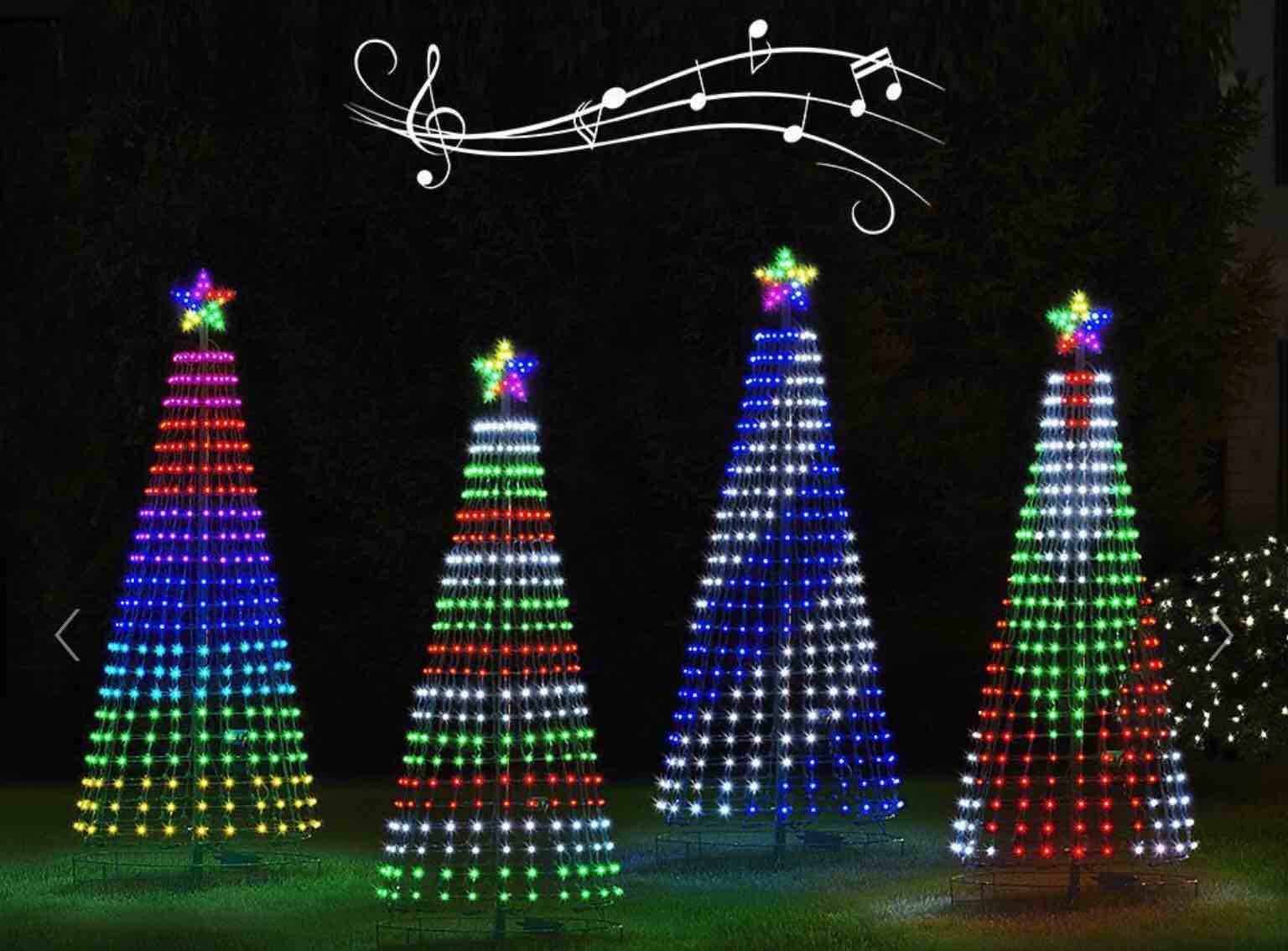 The 7 1/2' Synchronized Musical Pixel Tree