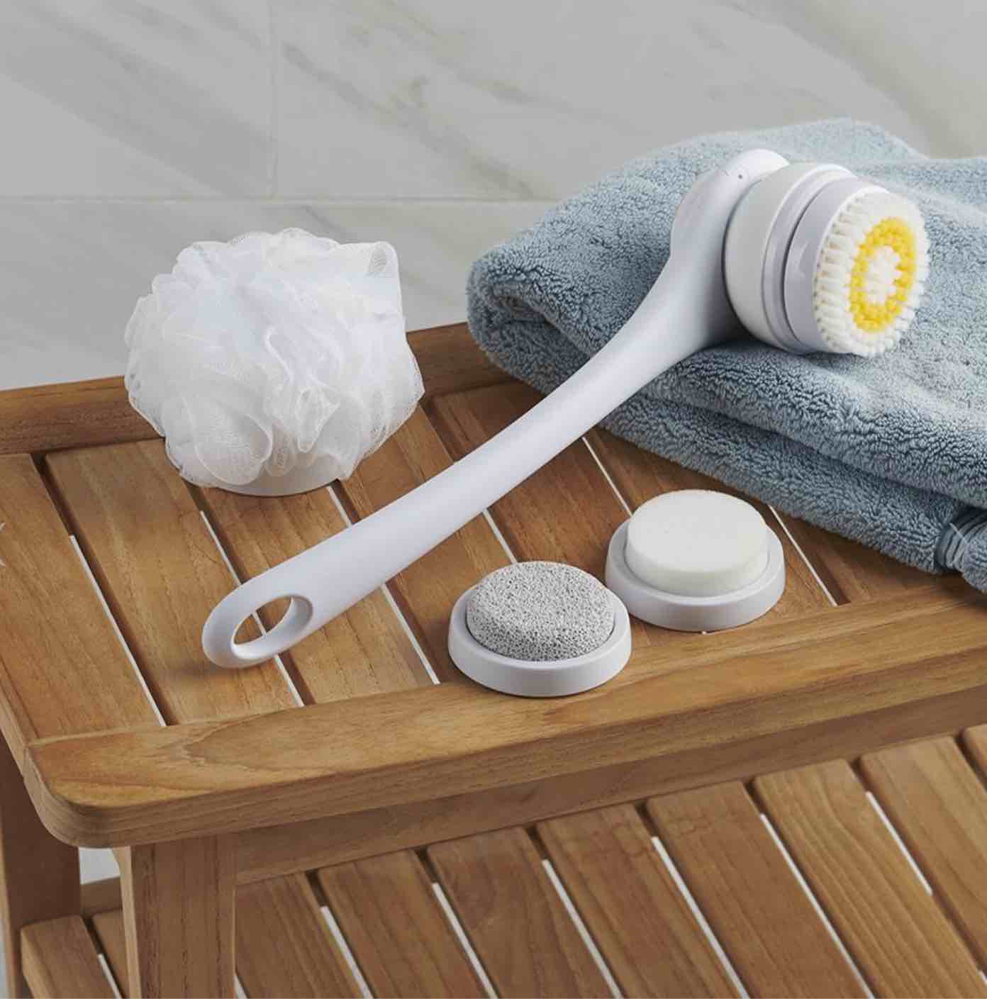 The Waterproof Electronic Massaging Exfoliator