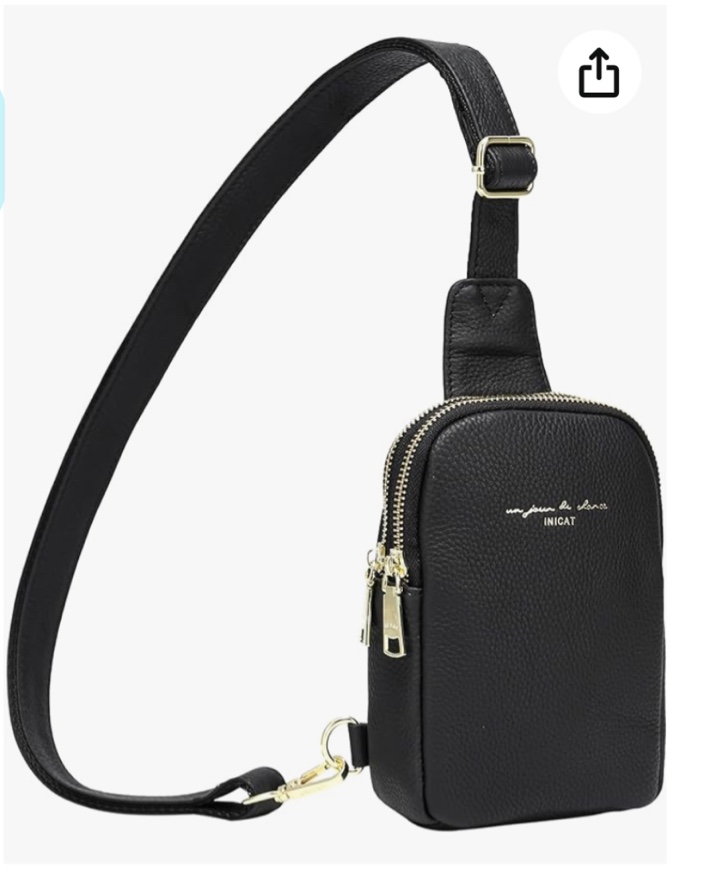 INICAT Small Sling Bag Fanny Packs Crossbody Bags Gifts for Women Men Teen Girls