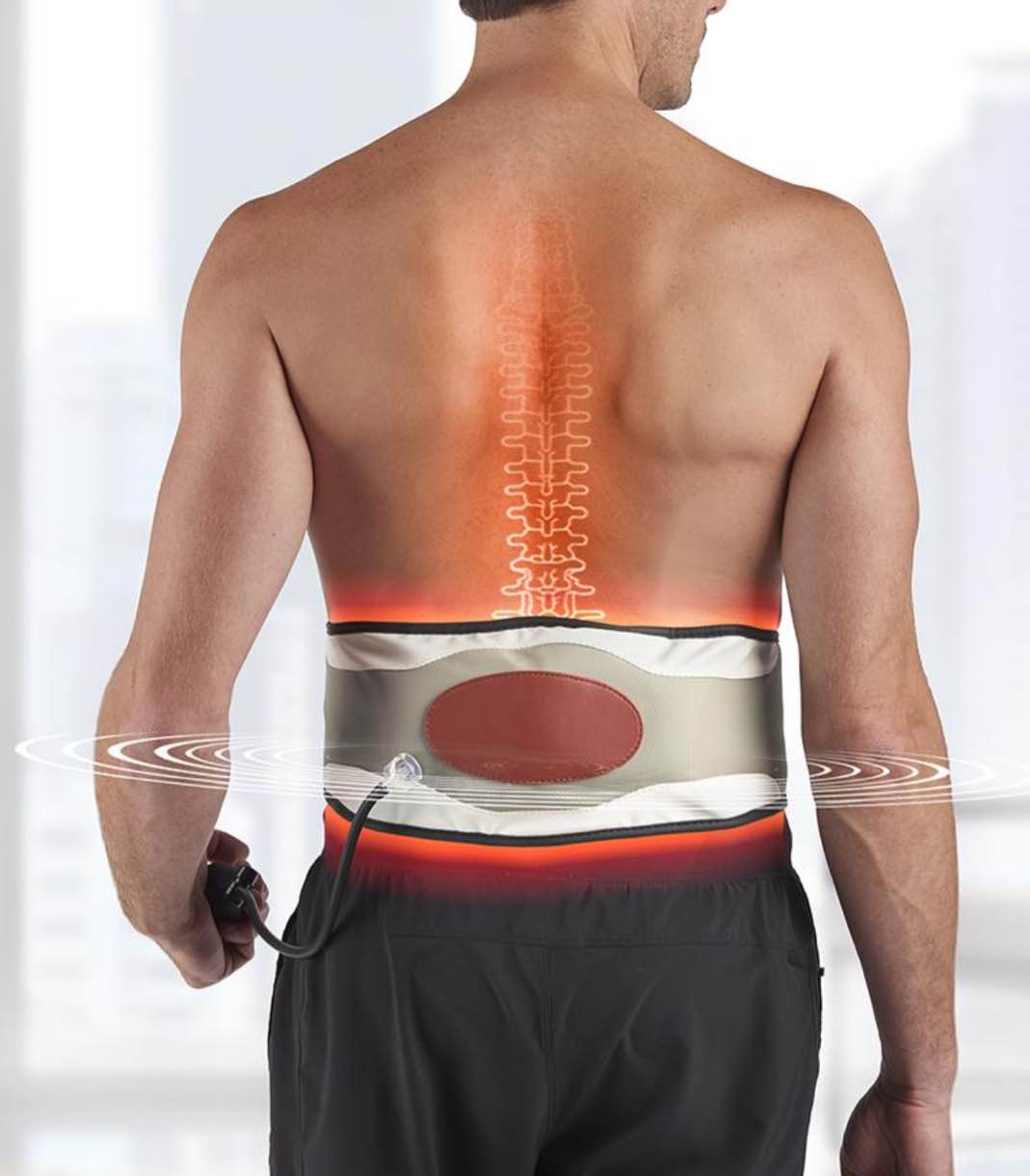 The Cordless Triple Therapy Back Massager