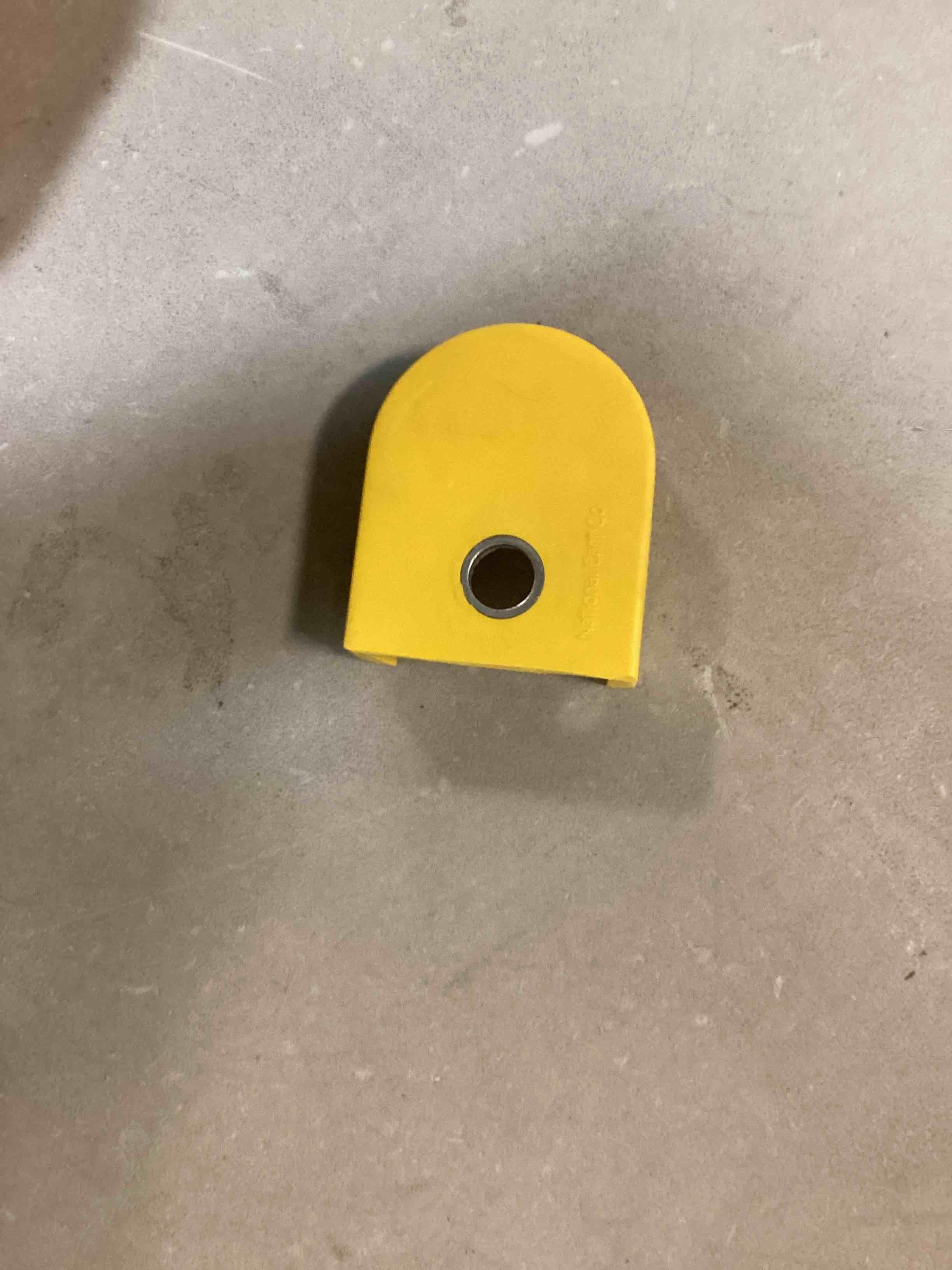 National Cart Co. Replacement Rubber Bumper, Yellow (1x2 Tube) (200 Count)