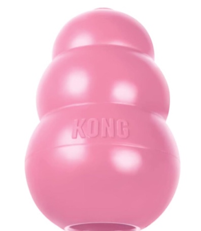 KONG Puppy Dog Toy - Pink - L